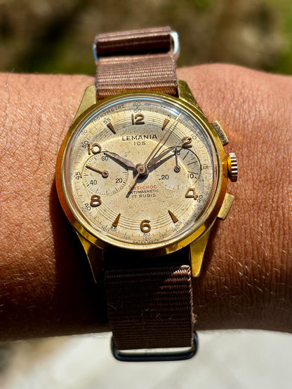 Lemania 105 Chronograph