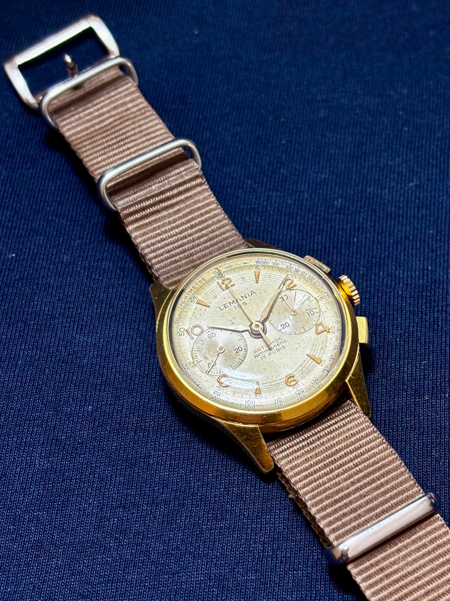 Lemania 105 Chronograph