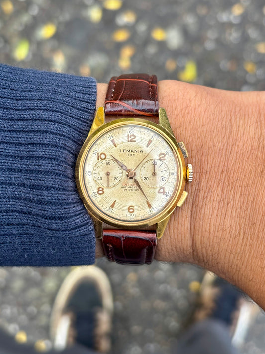 Lemania 105 Chronograph